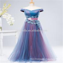 Robe mousseline demoiselle d&#39;honneur en mousseline de soie